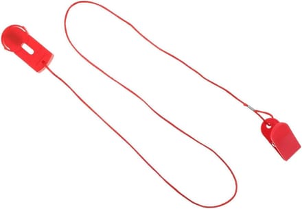 Noodstopknop Loopband - Veiligheidsschakelaar Clip - Fitness Veiligheid - Gebogen Ontwerp - 5.8 x 3.4 cm - Multicolor