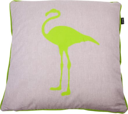 In The Mood Melange Flamingo - Sierkussen - Lime -50x50 cm