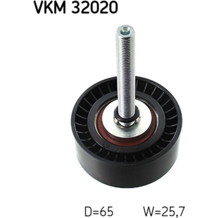 Rondsel/geleiderpoelie, V-riem SKF VKM 32020