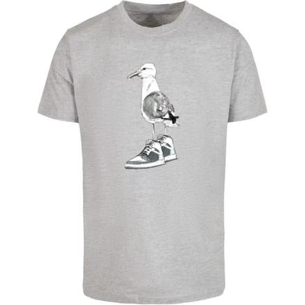 Mister Tee - Seagull Sneakers Heren Tshirt - M - Grijs