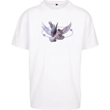 Mister Tee - Vive la Liberte Oversize Heren T-shirt - S - Wit