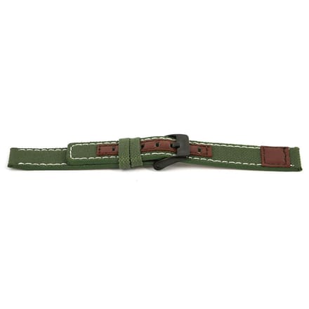Coolwatch Horlogeband CS.246 - Kids - 16 mm - Groen Bruin