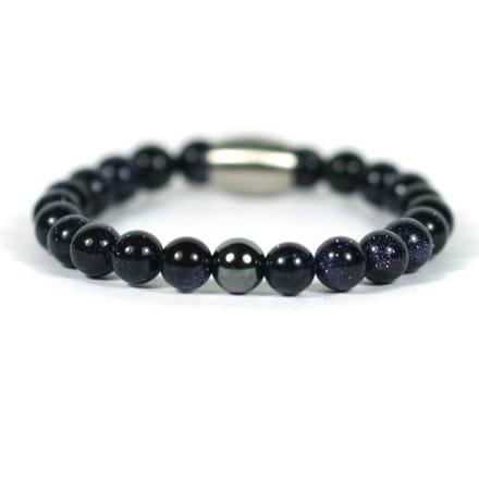 IbizaMen KIDS - Jongens - armband - blue goldmine