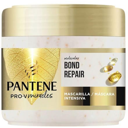 Masque capillaire - PANTENE MIRACLE BOND REPAIR - 300 ml - Biotine - Réparation cheveux abîmés