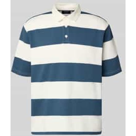 relaxed fit poloshirt in all-over look