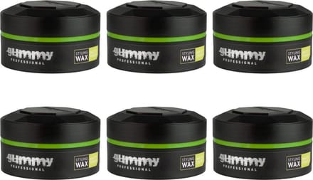Gummy Styling Hairwax Matt Finish 6 stuks