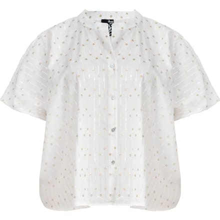 Volledige geborduurde blouse vrouw Mat Fashion