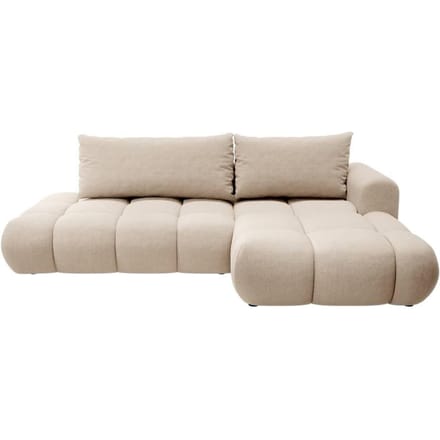 Hoekbank met slaapfunctie Ontaria rechts chenille | Selsey Design
