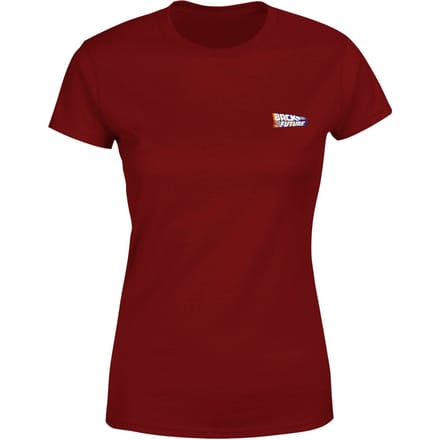Back To The Future Women's T-Shirt - Burgundy - M