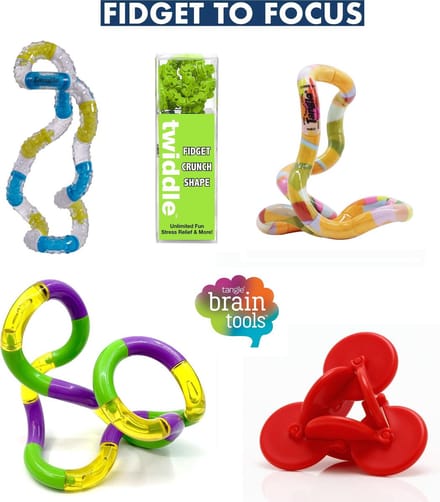 Schoolpakket Groot - Snelafgeleid - Friemelset - Sensorische hulpmiddelen - Fidget - Focus