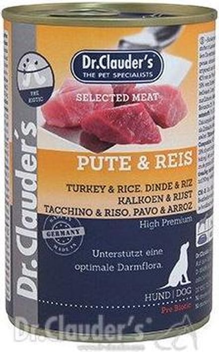 Dr. Clauders Prebiotics Kalkoen Met Rijst 400g