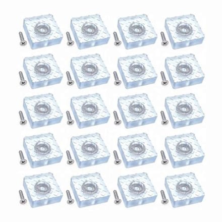 Non-slip Silent Rubber Chair Leg Pads 30mm - Durable Floor Protectors