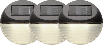 Best Season LED solar wandlampen Fency 3 stuks
