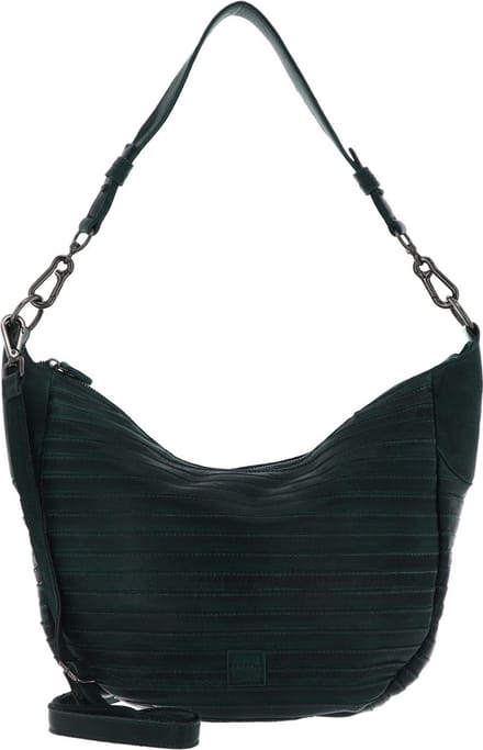 FREDsBRUDER Leren Schoudertas Flowow Shoulderbag Emerald Groen