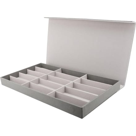 15 Sleuf Zonnebril Organizer Multifunctionele Sieradendoos Grote Ruimte Meerdere Brillen Etui Doos voor white