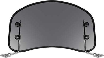 Motor Windscherm - Scooter Deflector - Rijden Bescherming - Verstelbare Arm - 400 Gram - Smoke