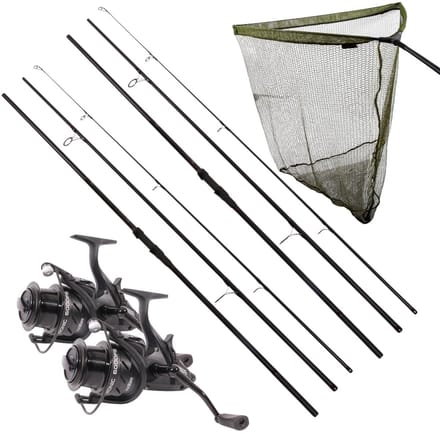 Ultimate Adventure Carp II Kit 12ft 3lb (3-Delige Hengels) - Karper Set