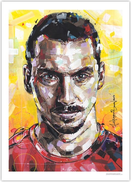 Zlatan Ibrahimovic poster 50x70 cm