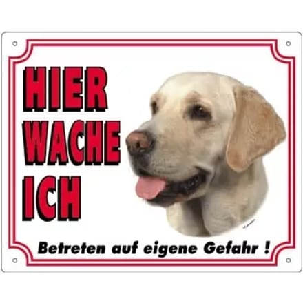 Waarschuwingspaneel Nobby Pet Labrador Light