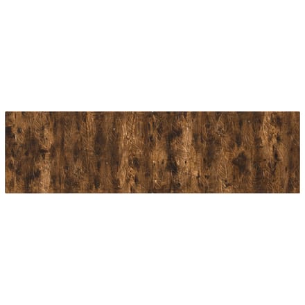 vidaXL - Wandgemonteerd - Hoofdbord - DELFT - Gerookt - eiken - Bewerkt - hout