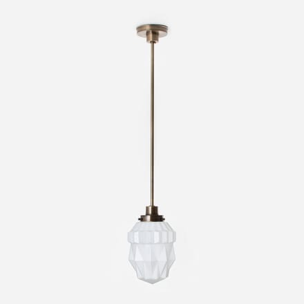 Hanglamp Theatre 20's Brons - Art Deco Trade