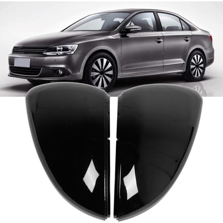 Coque de rétroviseur noir brillant pour VW Golf MK7 2014+ gray