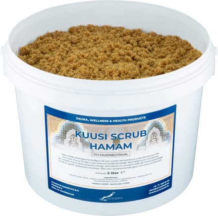 Kuusi Scrub Hamam - 5 liter - Hydraterende Lichaamsscrub