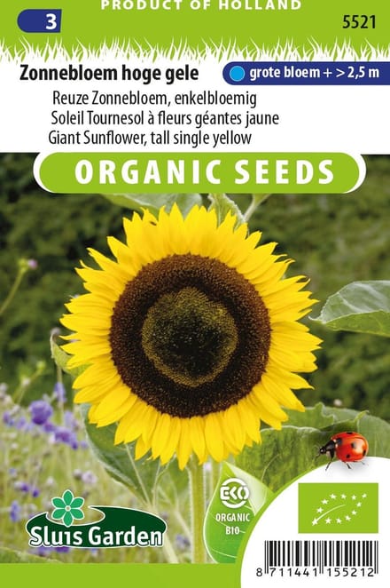 Sluis Garden - Zonnebloem Hoge Gele BIO