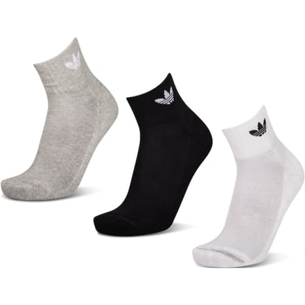 Adidas Ankle 3 Pack Sokken Unisex - Wit - Maat 46-48 - Katoen