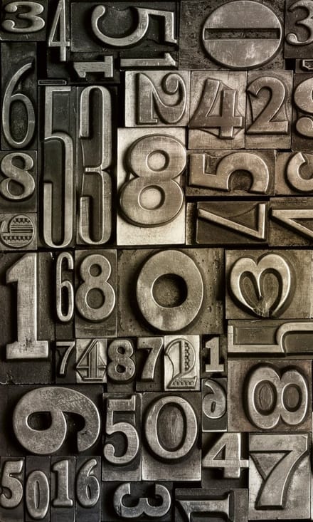 Fotobehang - Typeset 150x250cm - Vliesbehang
