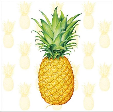 Ambiente servetten - 33x33cm - 20 stuks - Ananas