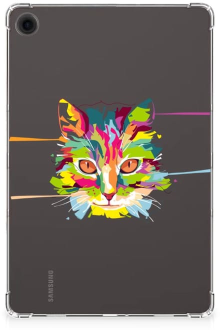 Samsung Galaxy Tab A9 Plus Tablet Back Cover Cat Color
