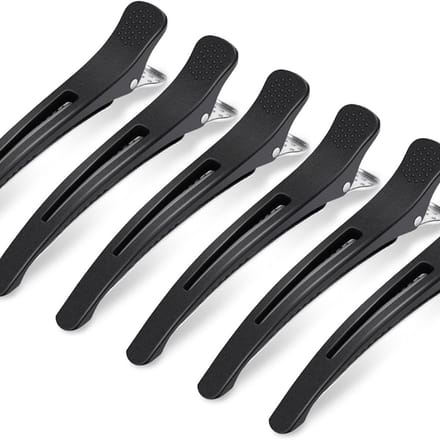Famanu – 6 stuks professionele duckbill haarclips 11 cm, antislip voor salon/styling