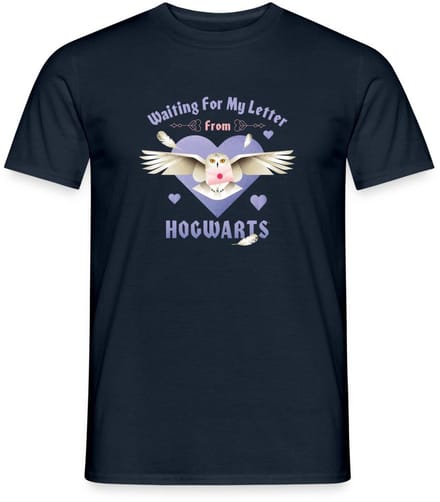 Harry Potter Waiting For My Letter From Hogwarts T-Shirt Heren