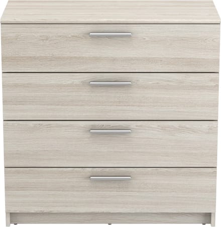 CALICOSY - Ladenkast 4 laden L79,6 cm, lichte houten afwerking - Pricy
