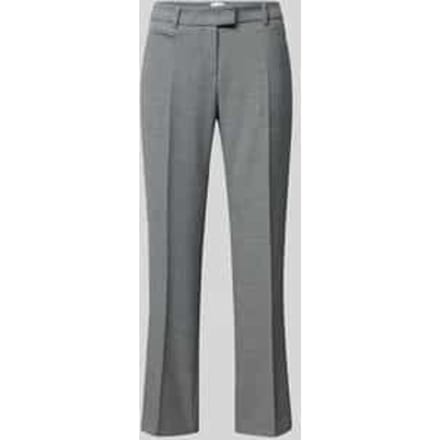 Regular fit stoffen broek met verkorte pasvorm, model 'MARY'