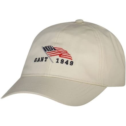 Gant Cap Graphic 1949 Waving Flag Cream / male