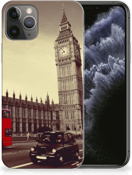 Apple iPhone 11 Pro Siliconen Back Cover Londen