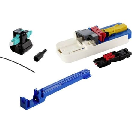Metz Connect 1509MAJO002C-F OpDAT FAST™ Kit LC PC OM3/OM4 OpDAT-connectorset Wit, Blauw