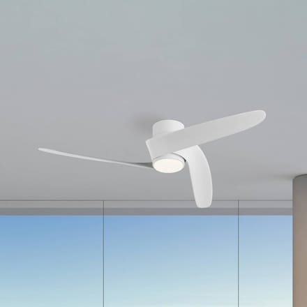 Mantra Iluminación Smart LED plafondventilator Groenland S, wit, DC, stil, CCT