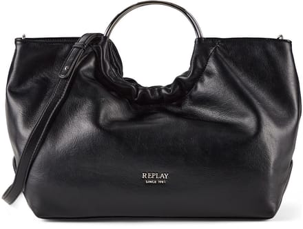 REPLAY handtas schoudertas Handbag Black zwart