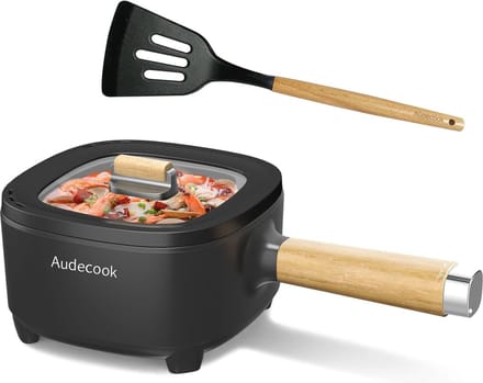 Multifunctionele Elektrische Kookpan 2L - Keramische Antiaanbaklaag, 24 cm