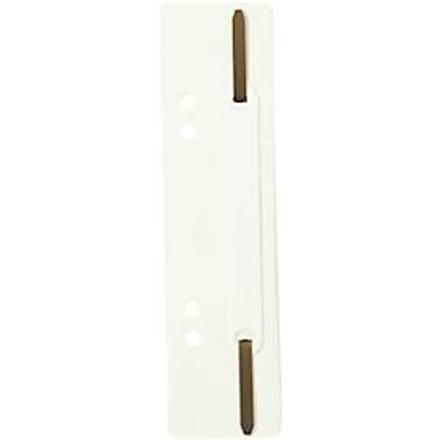 Nietstrips Exacompta 426007B, perforatie 60 & 80 mm, L 150 x B 35 mm, kunststof & metaal, wit, 250 st.