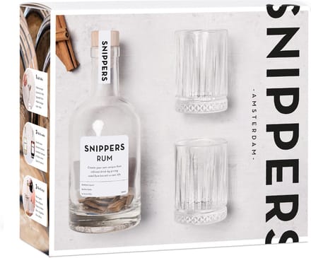 Snippers Originals Gift Pack Rum 2 Glasses