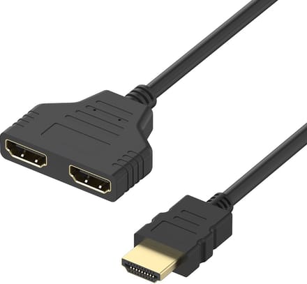Luxebass 1 X 2 HDMI Splitter Adapter Converter 2 Poorts Switch - LBHD21