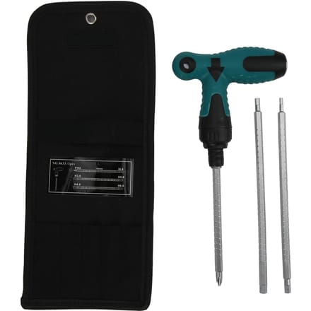 T-Type Telescopische Schroevendraaier Multitool Multifunctioneel Ratelstang Industriële Benodigdheden black