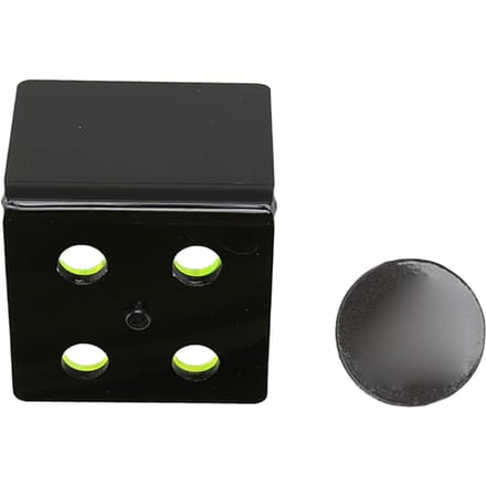 Magnetisch Koraal Frag Rek 4 Gaten Acryl Fluorescerend Groen Koraal Frag Houder voor Vissenkom Aquarium black