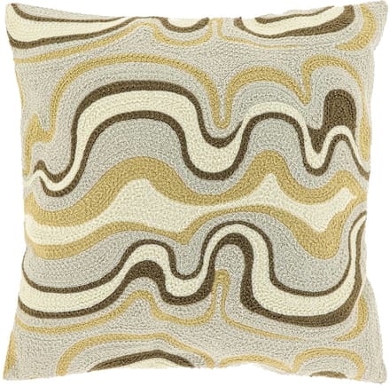Unique Living Sierkussen Bento - Textiel - Greige - 45x45 cm (BxD) - Dessin 1