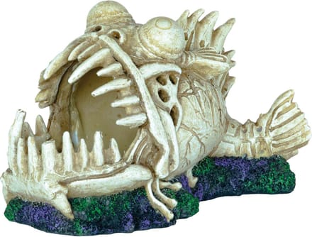 Superfish Deco Led Monster Fish - Aquarium - Ornament - 20x11x13 cm Blauw