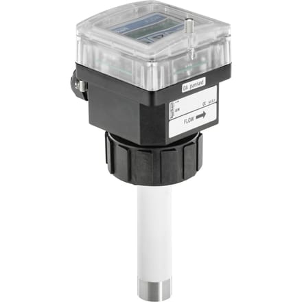 Elektromagnetische insteekflowmeter, PVDF-sensor, lange sonde, met display - Bürkert 8045 - 426507